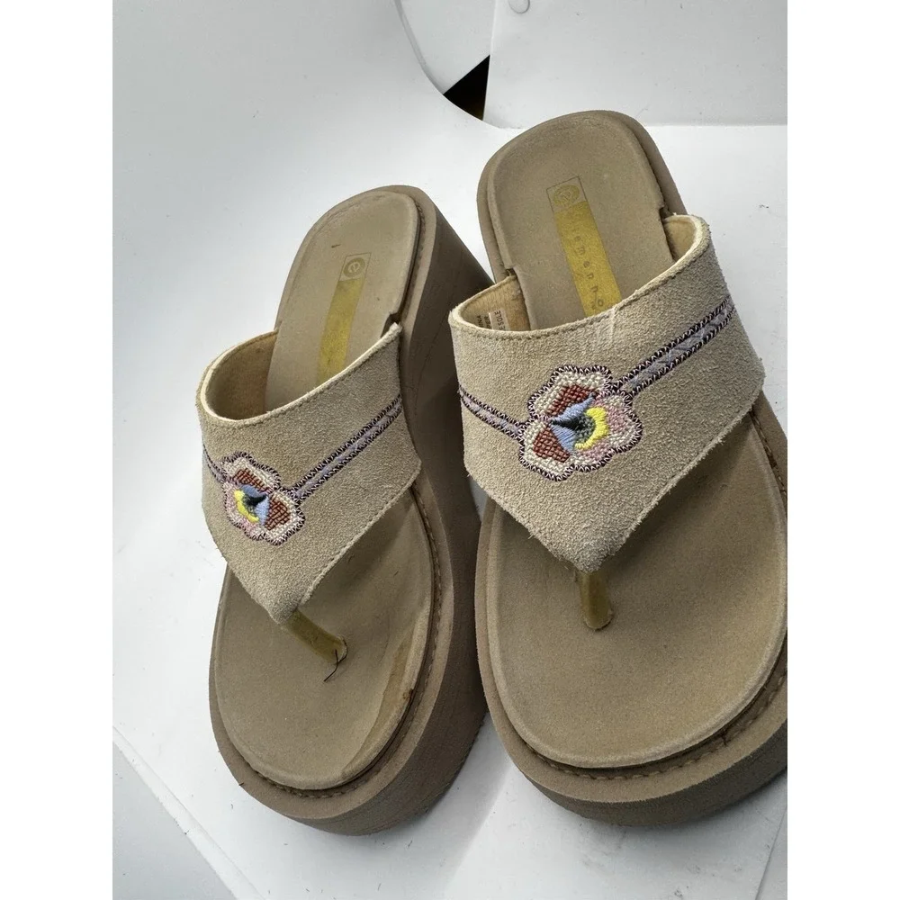 Vintage Y2K Ellemeno Platform Wedge Worn 1x 3